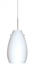  J-412607-SN - Besa Pera 9 Pendant For Multiport Canopy Satin Nickel Opal Matte 1x100W Medium Base