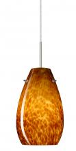  J-412618-LED-SN - Besa Pera 9 LED Pendant For Multiport Canopy Amber Cloud Satin Nickel 1x9W LED