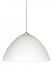  J-420107-LED-SN - Besa Tessa LED Pendant For Multiport Canopy White Satin Nickel 1x9W LED