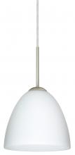  J-447007-LED-SN - Besa Vila LED Pendant For Multiport Canopy Opal Matte Satin Nickel 1x9W LED