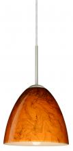  J-4470HB-SN - Besa Vila Pendant For Multiport Canopy Satin Nickel Habanero 1x60W Medium Base