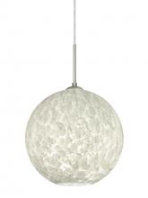  J-COCO1219-SN - Besa Coco 12 Pendant For Multiport Canopy, Carrera, Satin Nickel Finish, 1x60W Medium