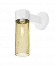  JUNI10GD-WALL-WH - Besa, Juni 10 Outdoor Sconce, Gold Bubble, White Finish, 1x60W Medium Base