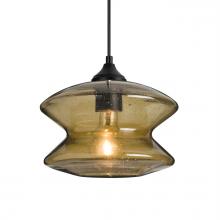  OP-ZENLT-BK - Besa, Zen Outdoor Pendant, Latte Bubble, Black Finish, 1x60W E26 Base