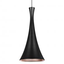  RXP-RONDO-LED-BK - Besa Rondo Pendant, Black Finish, 1x9W LED