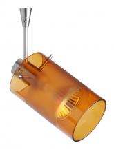  SP-6524EG-06-SN - Besa Spotlight With 6" Stem Scope Satin Nickel Armagnac/Frost 1x50W Halogen Mr16