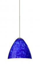  X-177986-LED-SN - Besa Pendant For Multport Canopy Mia Satin Nickel Blue Cloud 1x5W LED