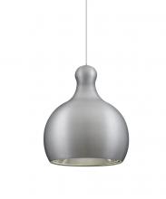  X-FELIX-LED-SN - Besa, Felix Cord Pendant For Multiport Canopy, Satin Nickel Finish, 1x9W LED