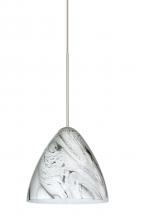  XP-1779MG-SN - Besa Pendant Mia Satin Nickel Marble Grigio 1x50W Halogen