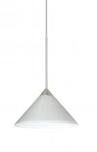  XP-282453-SN - Besa Pendant Kona Satin Nickel White Starpoint 1x50W Halogen