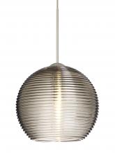  XP-461502-LED-SN - Besa Pendant Kristall 6 Satin Nickel Smoke 1x5W LED