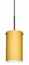  1BC-4404VM-MED-BR - Besa Stilo 7 Pendant Bronze Vanilla Matte 1x40W B10 Med