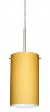  1BT-4404VM-LED-SN - Besa Stilo 7 LED Pendant Vanilla Matte Satin Nickel 1x9W LED