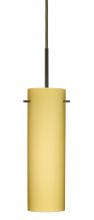  1BT-4930VM-LED-BR - Besa Copa LED Pendant Vanilla Matte Bronze 1x9W LED