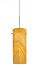  1JT-4123HN-SN - Besa Stilo 10 Pendant Satin Nickel Honey 1x100W A19