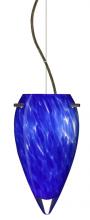  1KX-412586-LED-BR - Besa Juli LED Cable Pendant Blue Cloud Bronze 1x9W LED