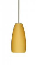  1TT-1512VM-LED-SN - Besa Tao 10 LED Stem Pendant Vanilla Matte Satin Nickel 1x9W LED