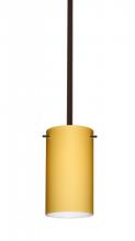  1TT-4404VM-BR - Besa Stem Stilo 7 Pendant Bronze Vanilla Matte 1x50W Candelabra