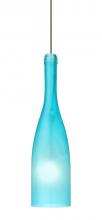  RXP-1685BF-BR - Besa Pendant Botella 12 Bronze Blue Frost 1x35W Halogen