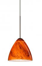  1XP-1779HB-BR - Besa Pendant Mia Bronze Habanero 1x50W Halogen