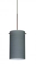  1XT-4404TN-BR - Besa Stilo 7 Pendant Bronze Titan 1x50W Halogen