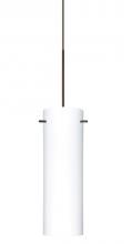  1XP-493007-BR - Besa Pendant Copa Bronze Opal Matte 1x50W GY6.35