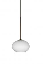  1XP-561207-BR - Besa Pendant Lasso Bronze Opal Matte 1x50W Halogen