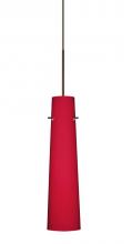  XP-5674RM-BR - Besa Camino Pendant Bronze Ruby Matte 1x50W Halogen