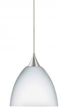  1XT-757007-SN - Besa Pendant Sasha Satin Nickel Opal Matte 1x50W GY6.35