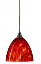  1XT-757041-BR - Besa Pendant Sasha Bronze Garnet 1x50W GY6.35