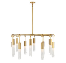  1-1367-12-322 - Chelsea 12-Light Chandelier in Warm Brass