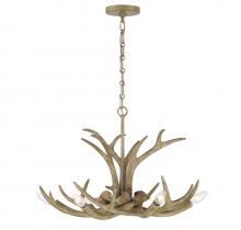  1-1761-6-198 - Daniels 6-Light Chandelier in Natural Antler