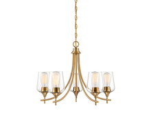  1-4032-5-322 - Octave 5-Light Chandelier in Warm Brass