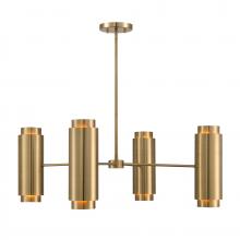  1-4180-8-127 - Lio 8-Light Chandelier in Noble Brass by Breegan Jane