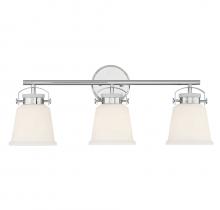  8-1627-3-11 - Kaden 3-Light Bathroom Vanity Light in Polished Chrome