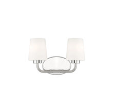  8-4090-2-109 - Capra 2-Light Bathroom Vanity Light in Polished Nickel