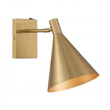  9-8002CP-1-127 - Pharos 1-Light Adjustable Wall Sconce in Noble Brass by Breegan Jane