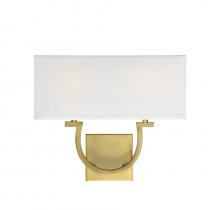  9-998-2-322 - Rhodes 2-Light Wall Sconce in Warm Brass