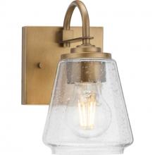  P300472-196 - Martenne Collection One-Light Aged Bronze Modern Farmhouse Vanity Light