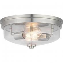 P350121-009 - Blakely Collection Two-Light 13-5/8" Flush Mount