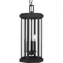  P550132-031 - Ramsey Collection Textured Black Modern Farmhouse Outdoor Hanging Lantern