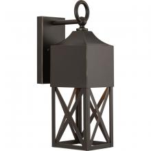  P560316-020 - Birkdale Collection One-Light Modern Farmhouse Antique Bronze  Outdoor Wall Lantern