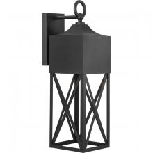  P560317-031 - Birkdale Collection One-Light Modern Farmhouse Textured Black  Outdoor Wall Lantern