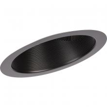 Progress P806008-020 - 6" Antique Bronze Recessed Sloped Ceiling Step Baffle Trim for 6" Housing (P605A Series)