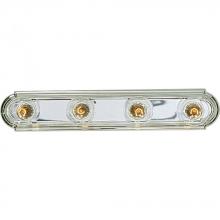  P3025-15 - Broadway Collection Four-Light Polished Chrome Traditional Bath Vanity Light