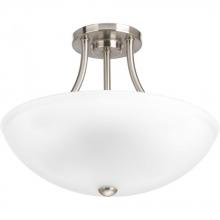  P3748-09 - Gather Collection Two-Light 12-7/8" Semi-Flush Convertible