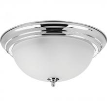  P3926-15ET - Three-Light Dome Glass 15-1/4" Close-to-Ceiling