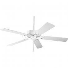  P250066-030 - AirPro 52-Inch White 5-Blade AC Motor Traditional Ceiling Fan