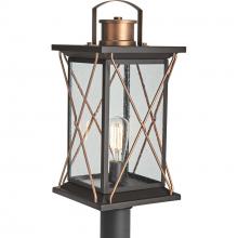  P540068-020 - Barlowe Collection Antique Bronze One-Light Post Lantern