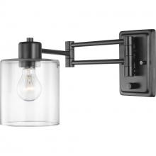 P710086-031 - Milner Collection Black Swing Arm Wall Light